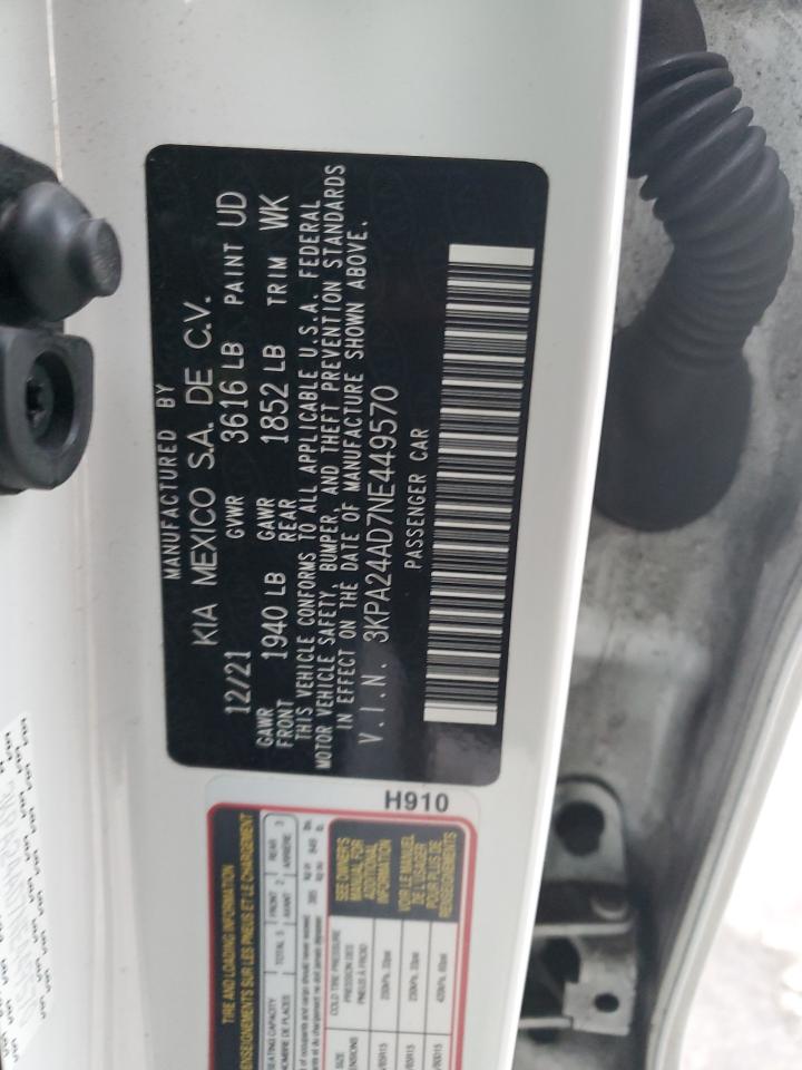 2022 KIA RIO LX VIN:5FNYF6H90HB051700