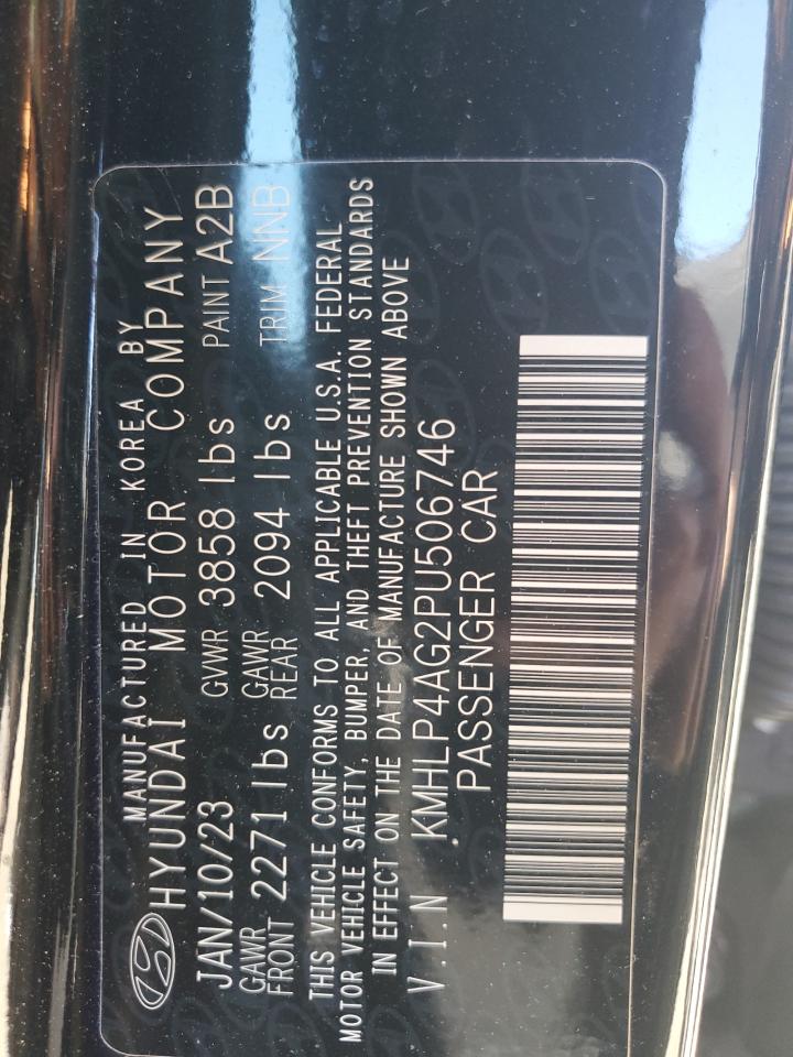 2023 HYUNDAI ELANTRA LIMITED VIN:KMHLP4AG2PU506746