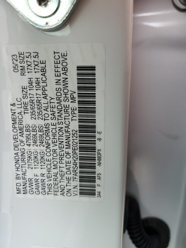 2023 HONDA CR-V LX VIN:7FARS4H20PE021252