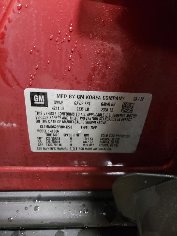 2023 BUICK ENCORE GX SELECT VIN:KL4MMDS26PB044220