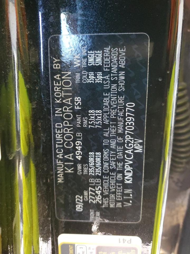 2023 KIA SPORTAGE EX VIN:KNDPVCAG2P7039770