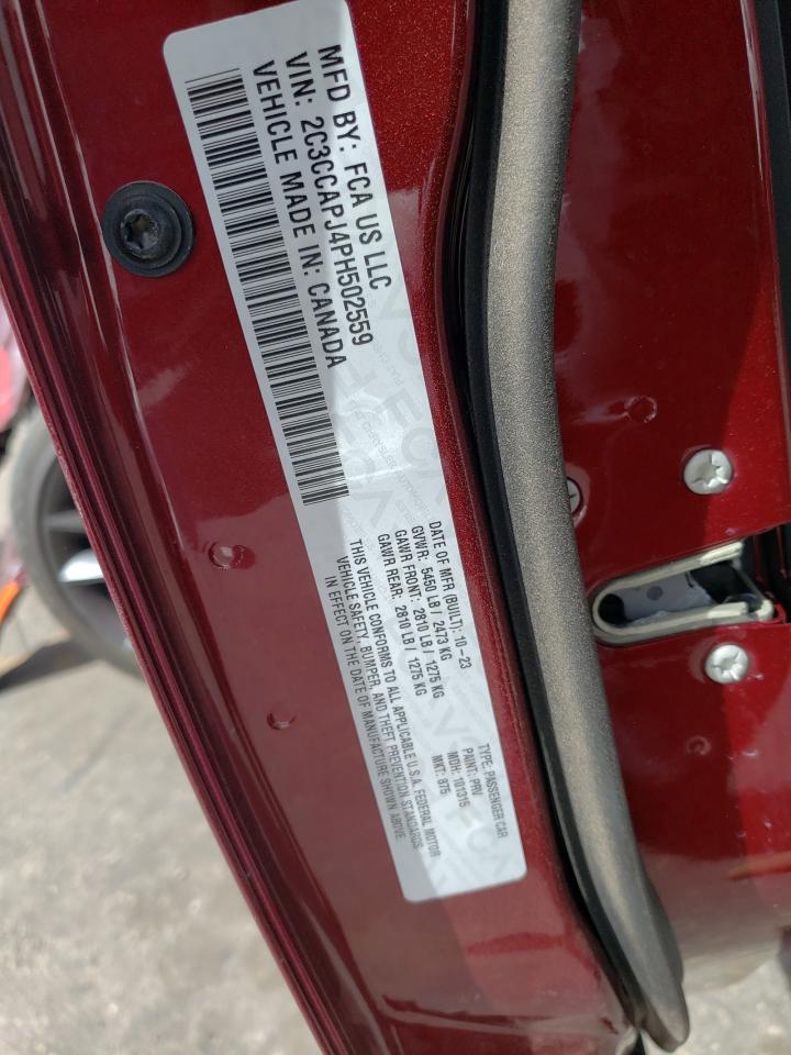 2023 CHRYSLER 300C VIN:2C3CCAPJ4PH502559