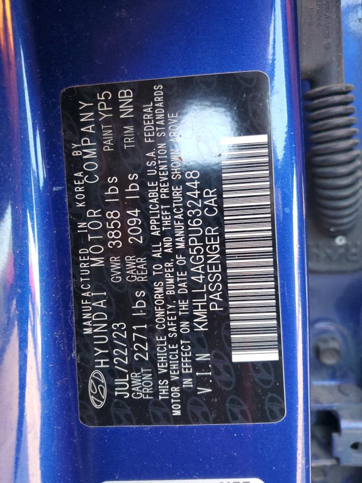 2023 HYUNDAI ELANTRA SE VIN:KMHLL4AG5PU632448