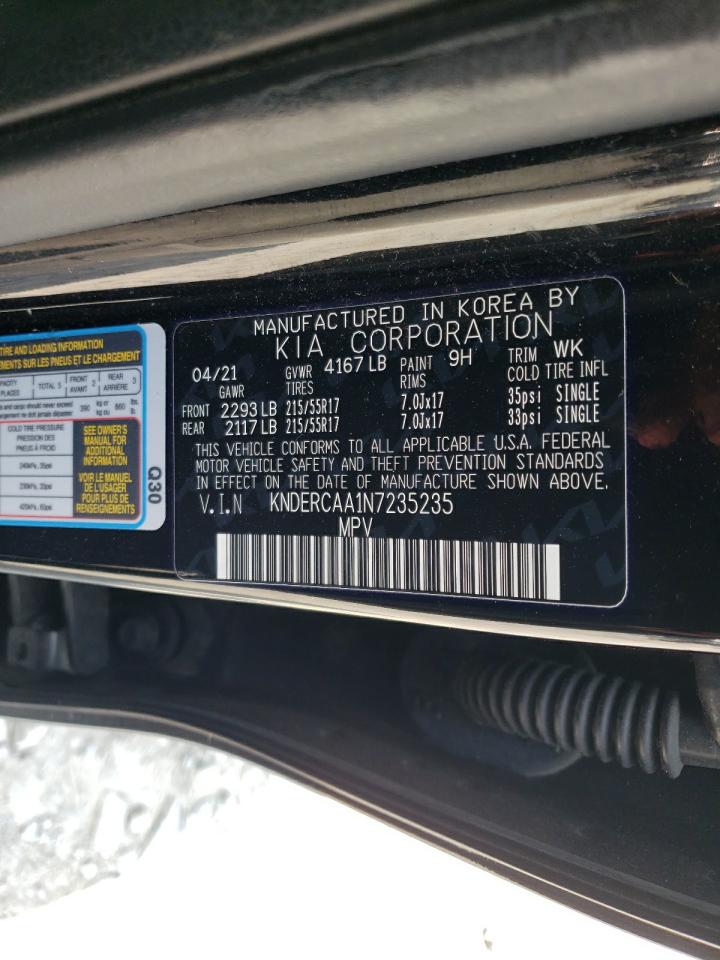 2022 KIA SELTOS EX VIN:KNDERCAA1N7235235