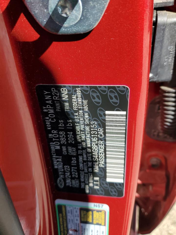 2023 HYUNDAI ELANTRA SEL VIN:KMHLS4AG8PU613153