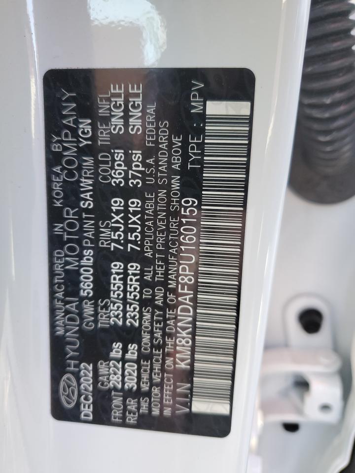 2023 HYUNDAI IONIQ 5 SEL VIN:KM8KNDAF8PU160159