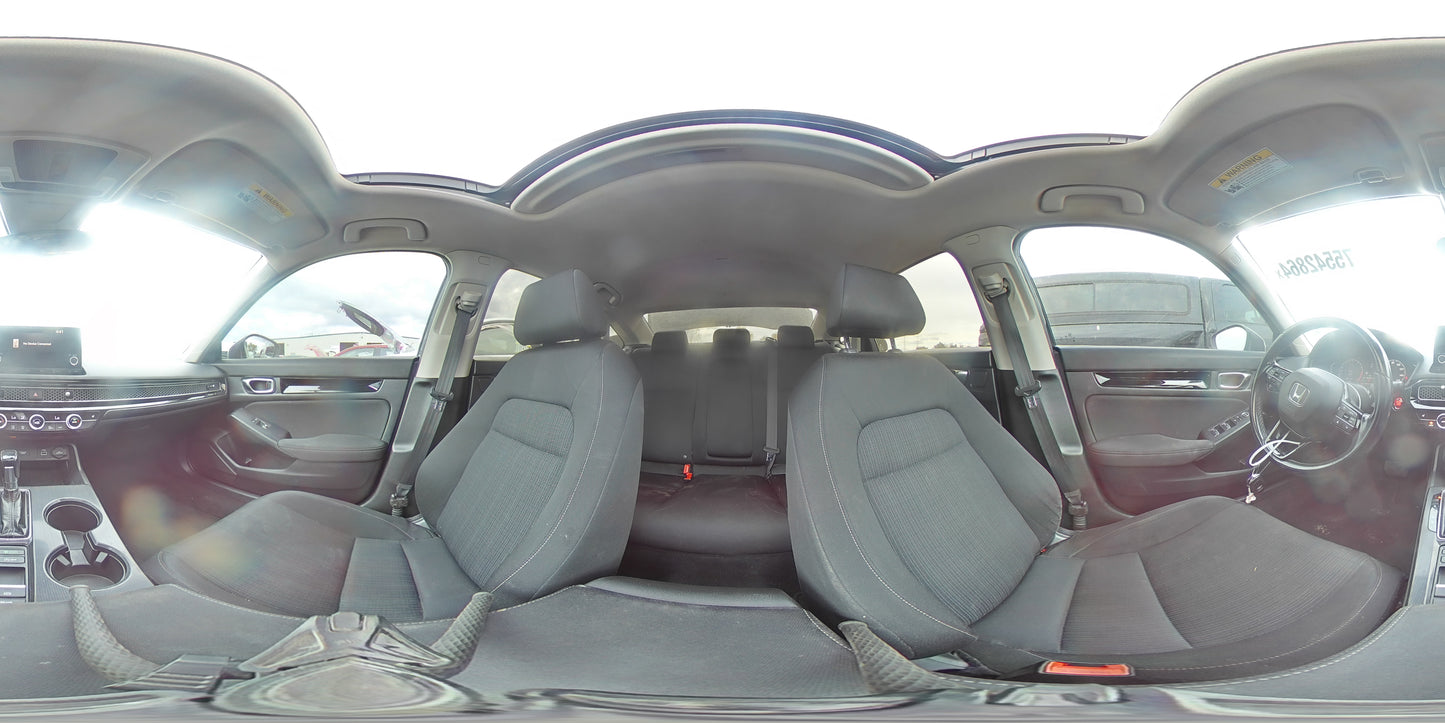 2022 HONDA CIVIC EX VIN:JHMFE1F75NX003687