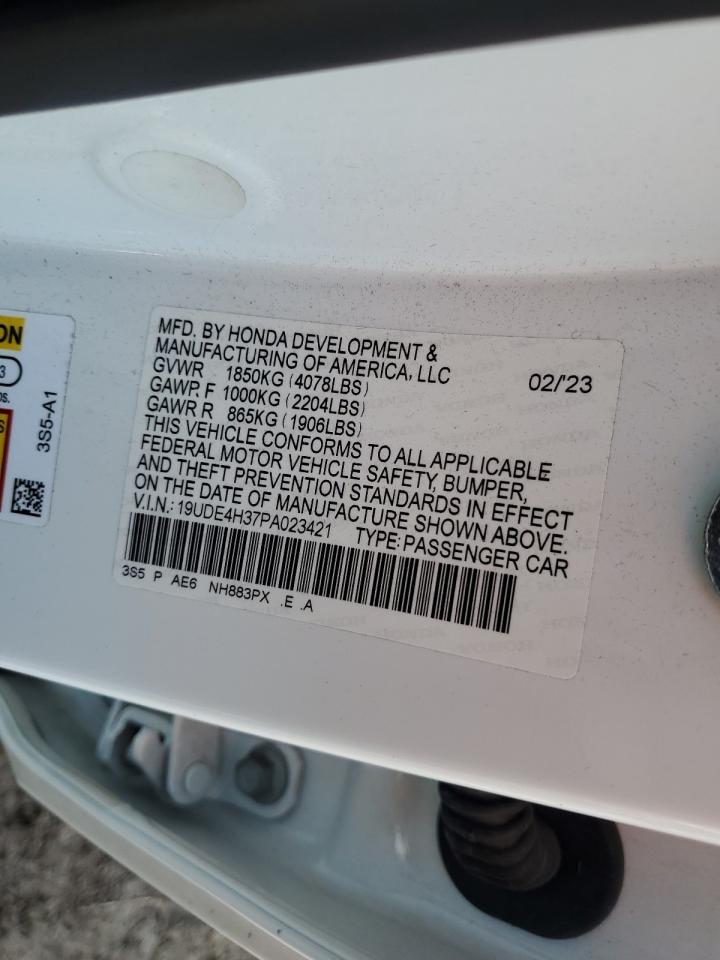 2023 ACURA INTEGRA A-SPEC VIN:19UDE4H37PA023421