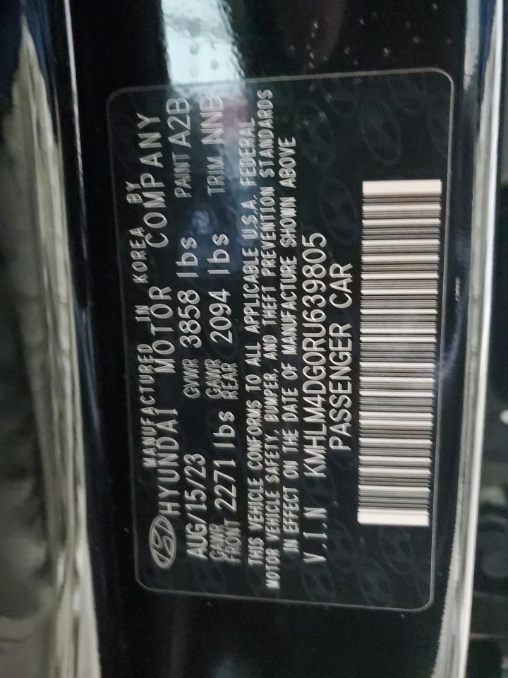 2024 HYUNDAI ELANTRA SEL VIN:KMHLM4DG0RU639805