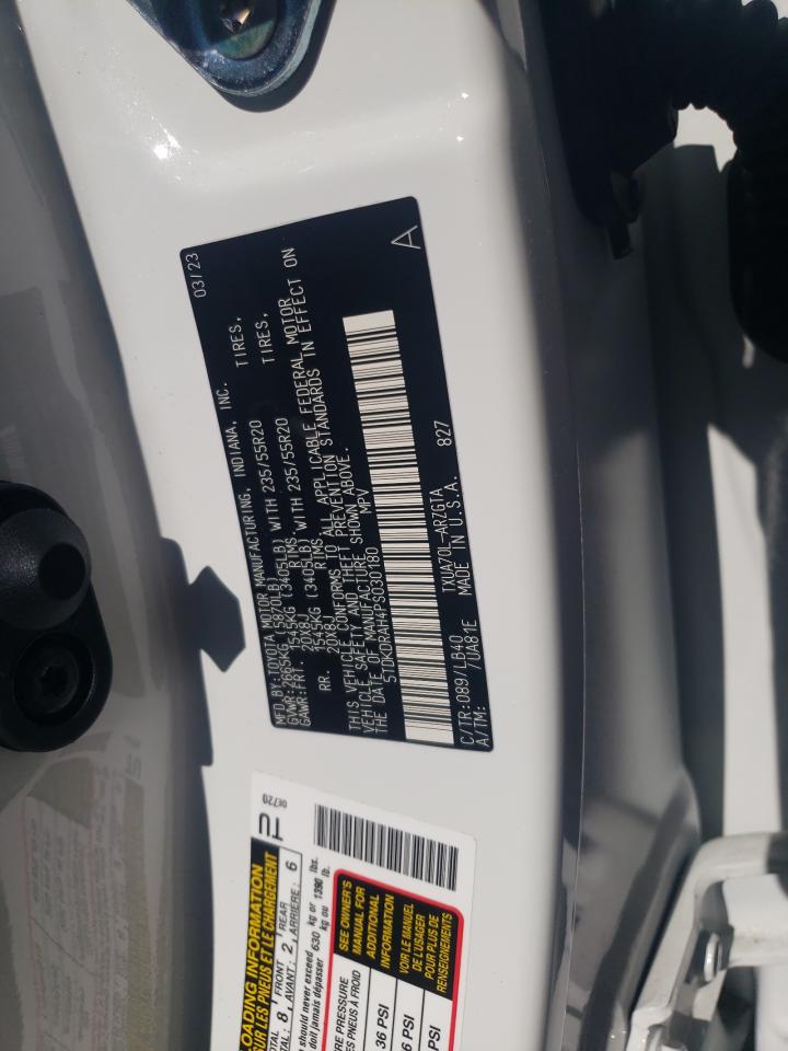 2023 TOYOTA HIGHLANDER L VIN:WP0AA2A8XNS255297