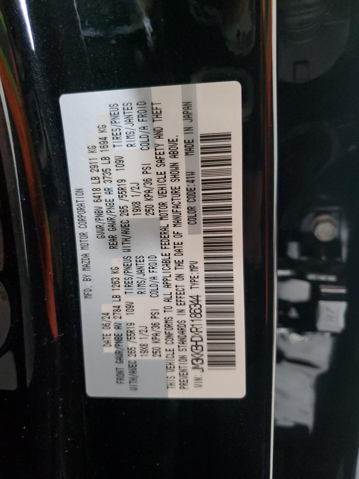 2024 MAZDA CX-90 PREFERRED VIN:JM3KKBHDXR1186344