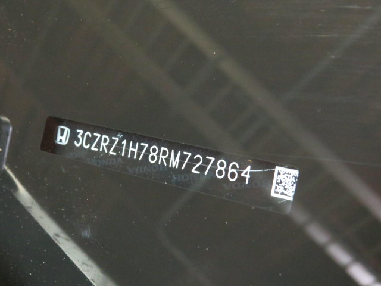 2024 HONDA HR-V EXL VIN:3CZRZ1H78RM727864