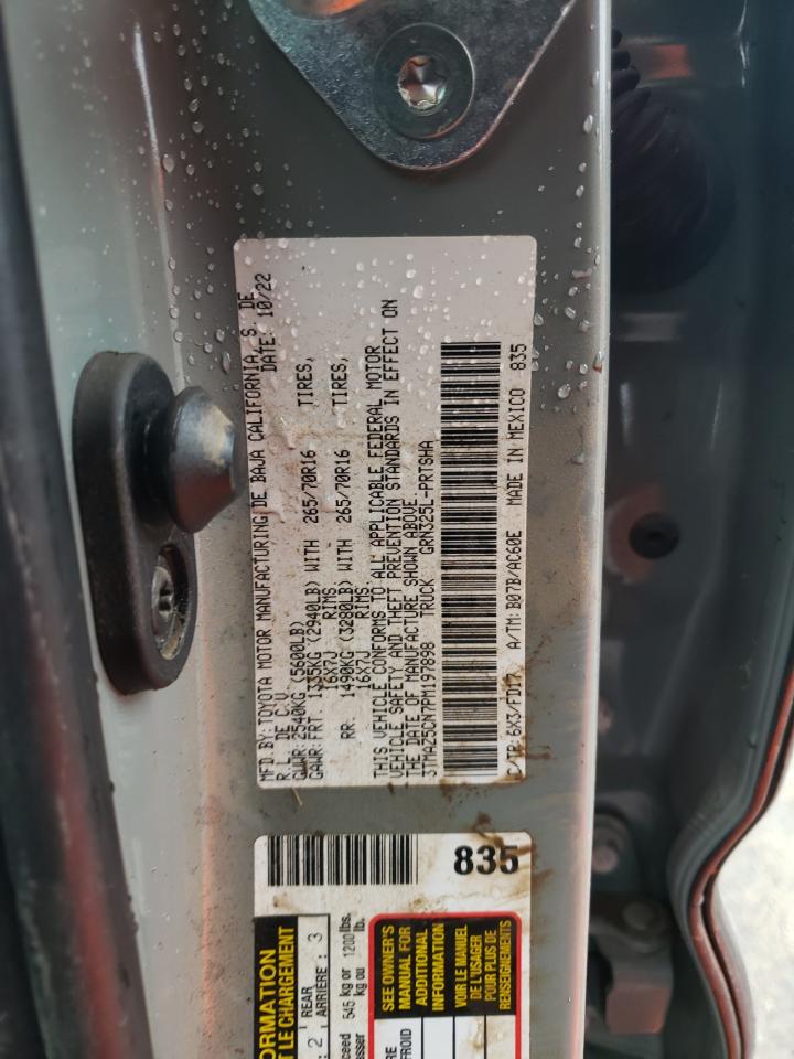 2023 TOYOTA TACOMA DOUBLE CAB VIN:3TMAZ5CN7PM197898