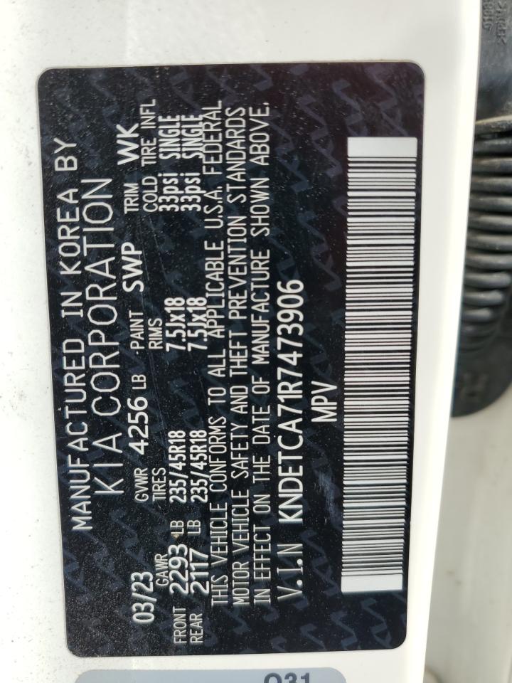 2024 KIA SELTOS SX VIN:KNDETCA71R7473906