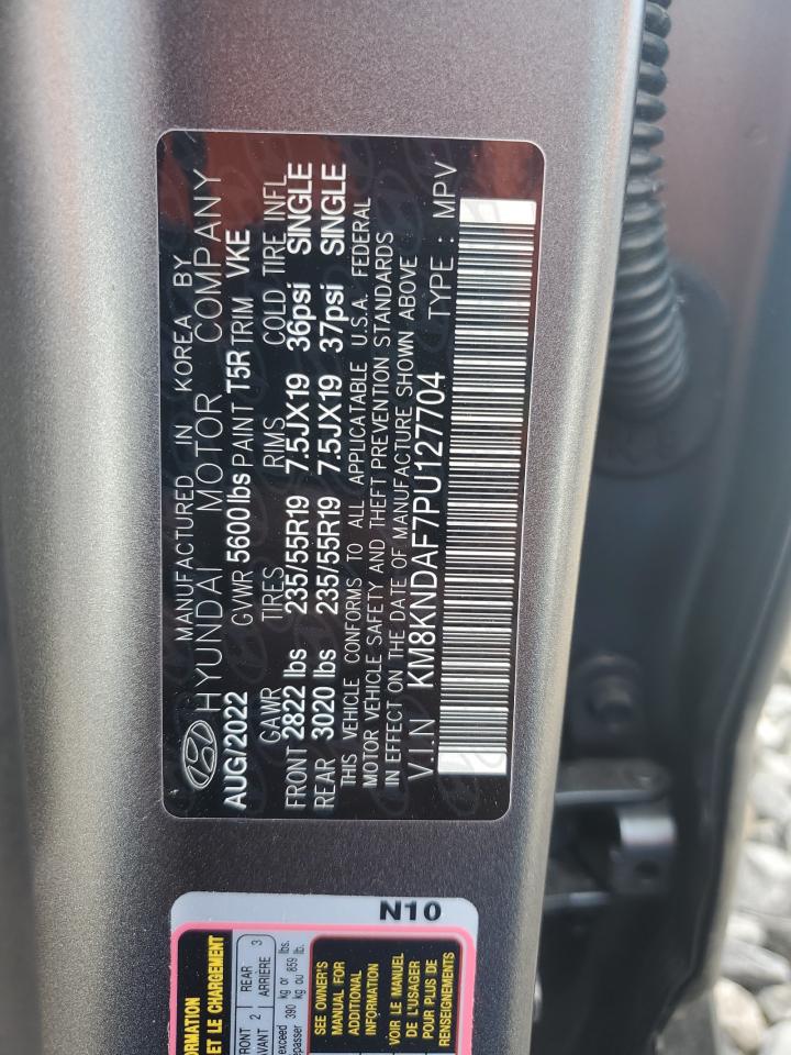 2023 HYUNDAI IONIQ 5 SEL VIN:KM8KNDAF7PU127704