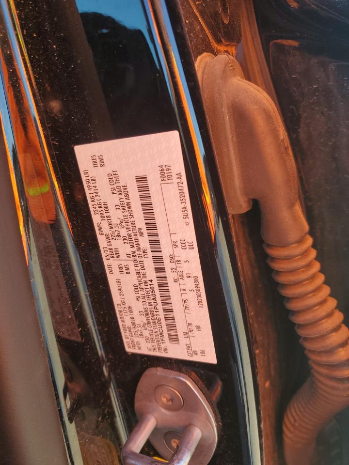 2023 FORD ESCAPE VIN:1FMCU0E11PUA05614