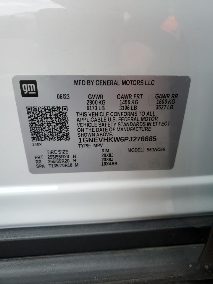 2023 CHEVROLET TRAVERSE LT VIN:1GNEVHKW6PJ276685