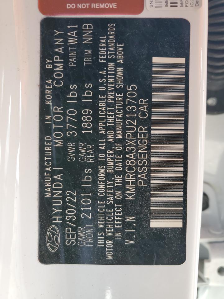 2023 HYUNDAI VENUE SEL VIN:KMHRC8A3XPU213705