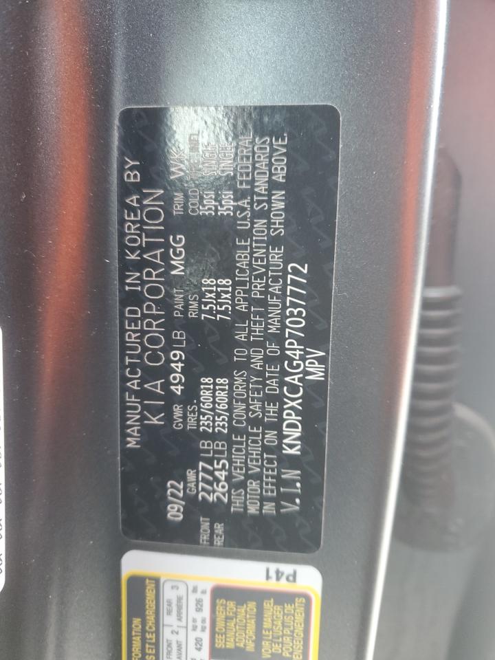 2023 KIA SPORTAGE SX PRESTIGE VIN:KNDPXCAG4P7037772