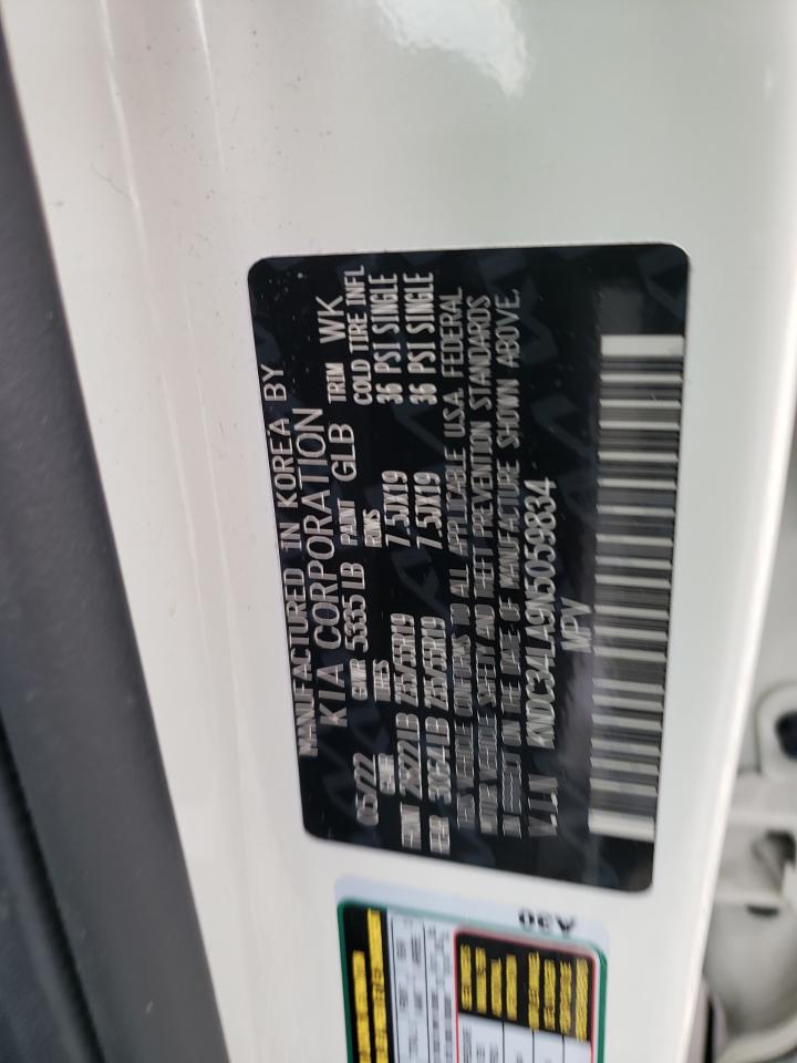 2022 KIA EV6 LIGHT VIN:KNDC34LA9N5059834