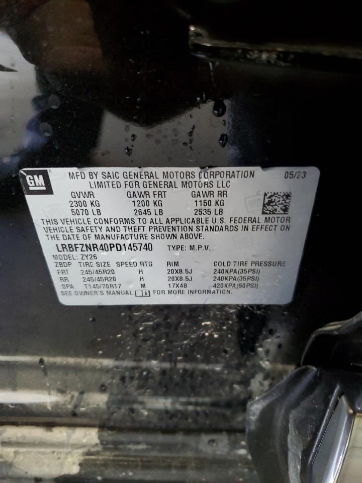 2023 BUICK ENVISION ESSENCE VIN:LRBFZNR40PD145740