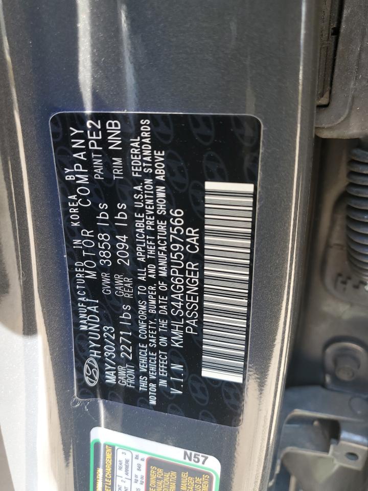 2023 HYUNDAI ELANTRA SEL VIN:KMHLS4AG6PU597566