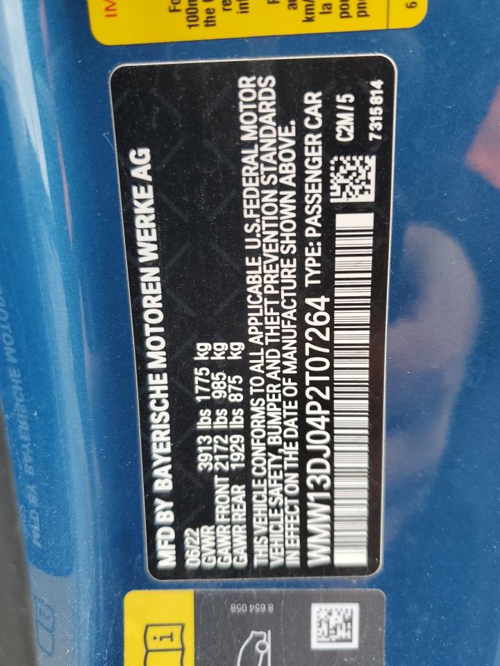 2023 MINI COOPER SE VIN:WMW13DJ04P2T07264