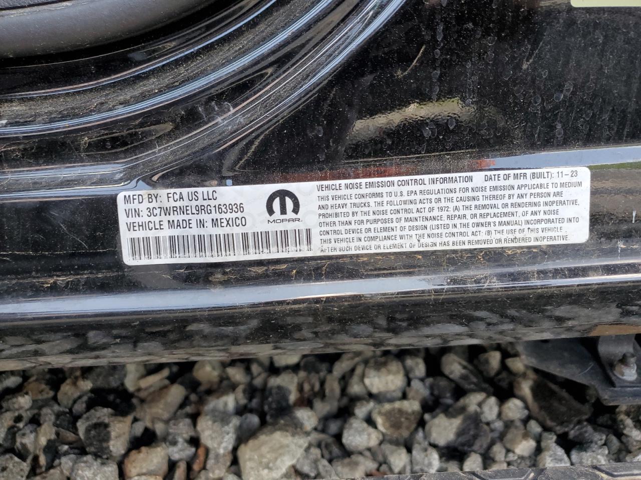 2024 RAM 5500 VIN:3C7WRNEL9RG163936