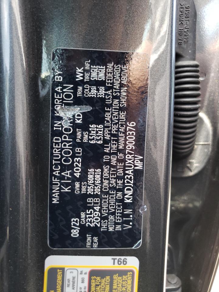 2024 KIA SOUL LX VIN:KNDJ23AUXR7900376