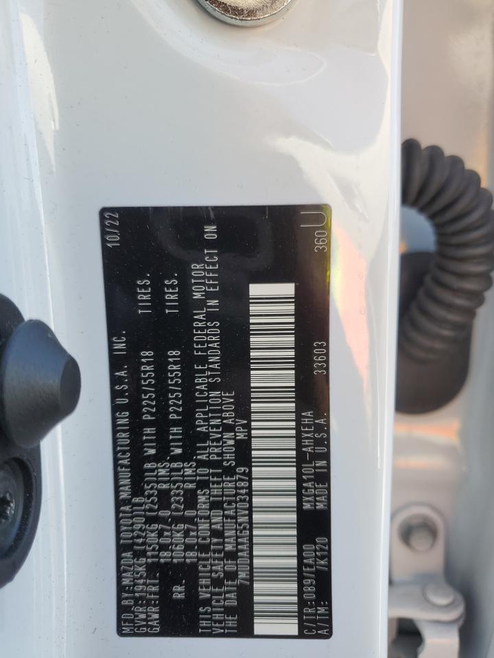 2022 TOYOTA COROLLA CROSS XLE VIN:7MUDAAAG5NV034879