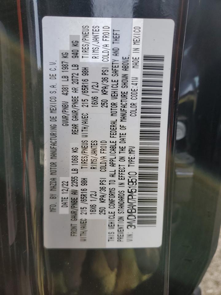 2023 MAZDA CX-30 VIN:3MVDMBAM7PM519510