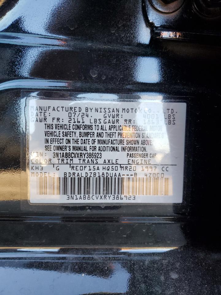 2024 NISSAN SENTRA SV VIN:3N1AB8CVXRY386923