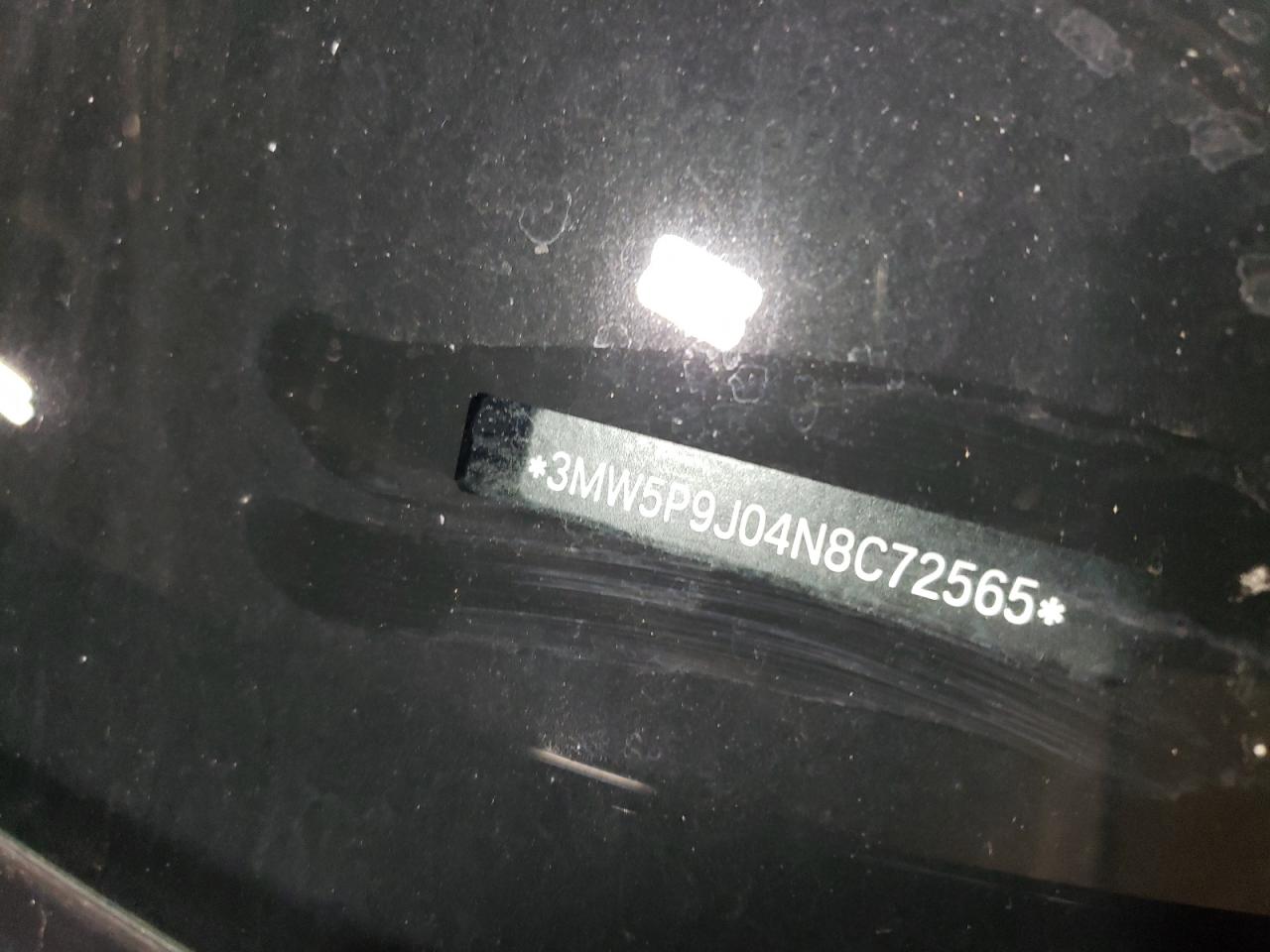 2022 BMW 330XE VIN:3MW5P9J04N8C72565