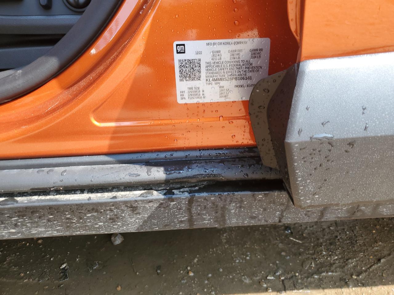 2023 BUICK ENCORE GX PREFERRED VIN:KL4MMBS28PB106141