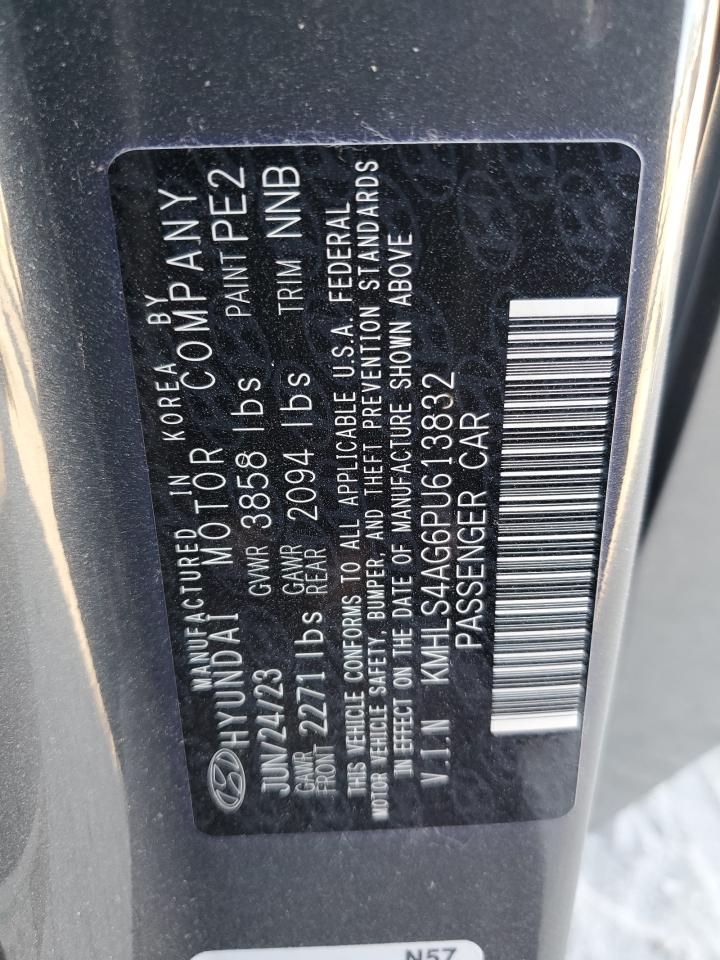 2023 HYUNDAI ELANTRA SEL VIN:KMHLS4AG6PU613832