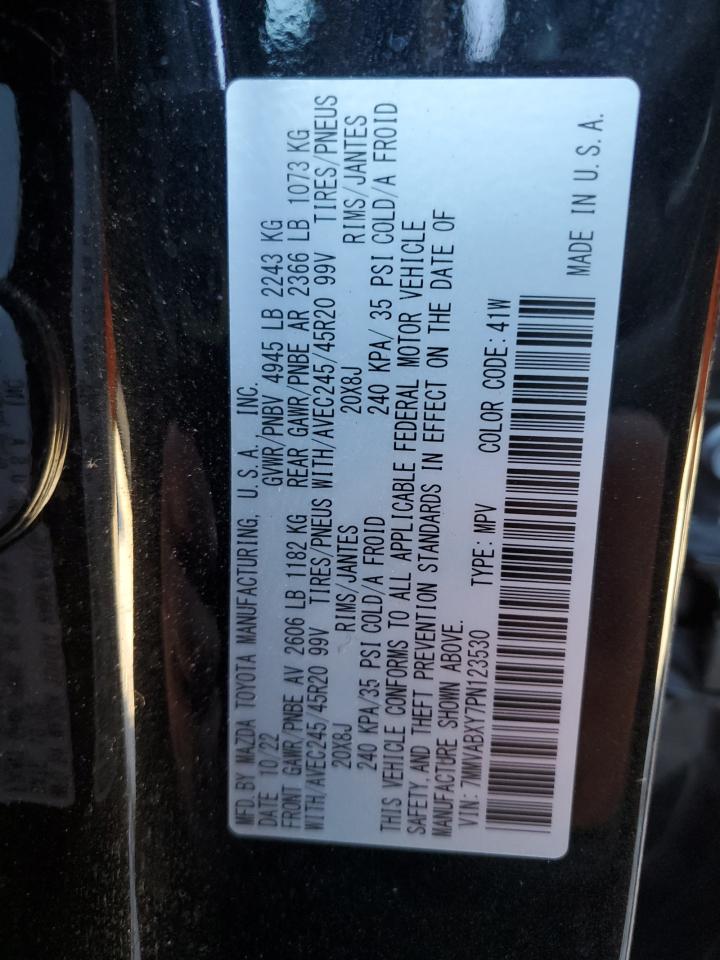 2023 MAZDA CX-50 BASE VIN:7MMVABXY7PN123530