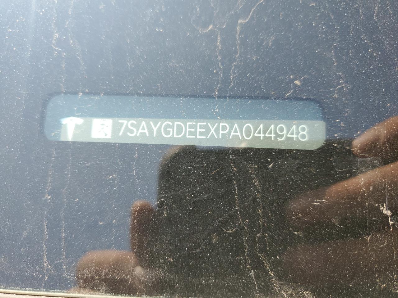 2023 TESLA MODEL Y VIN:7SAYGDEEXPA044948
