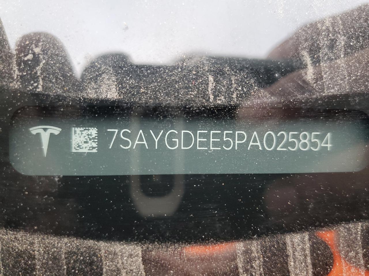 2023 TESLA MODEL Y VIN:7SAYGDEE5PA025854