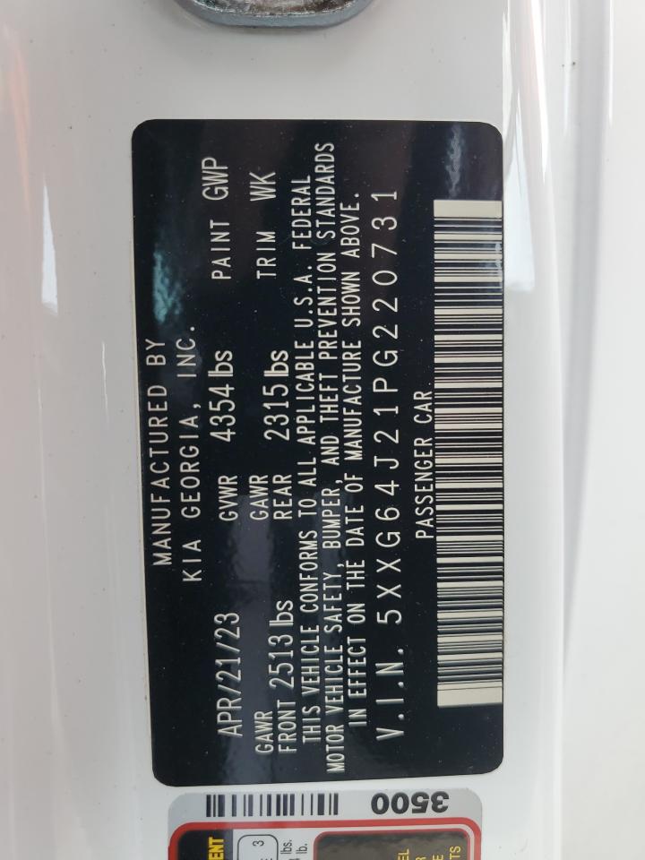 2023 KIA K5 GT LINE VIN:5XXG64J21PG220731