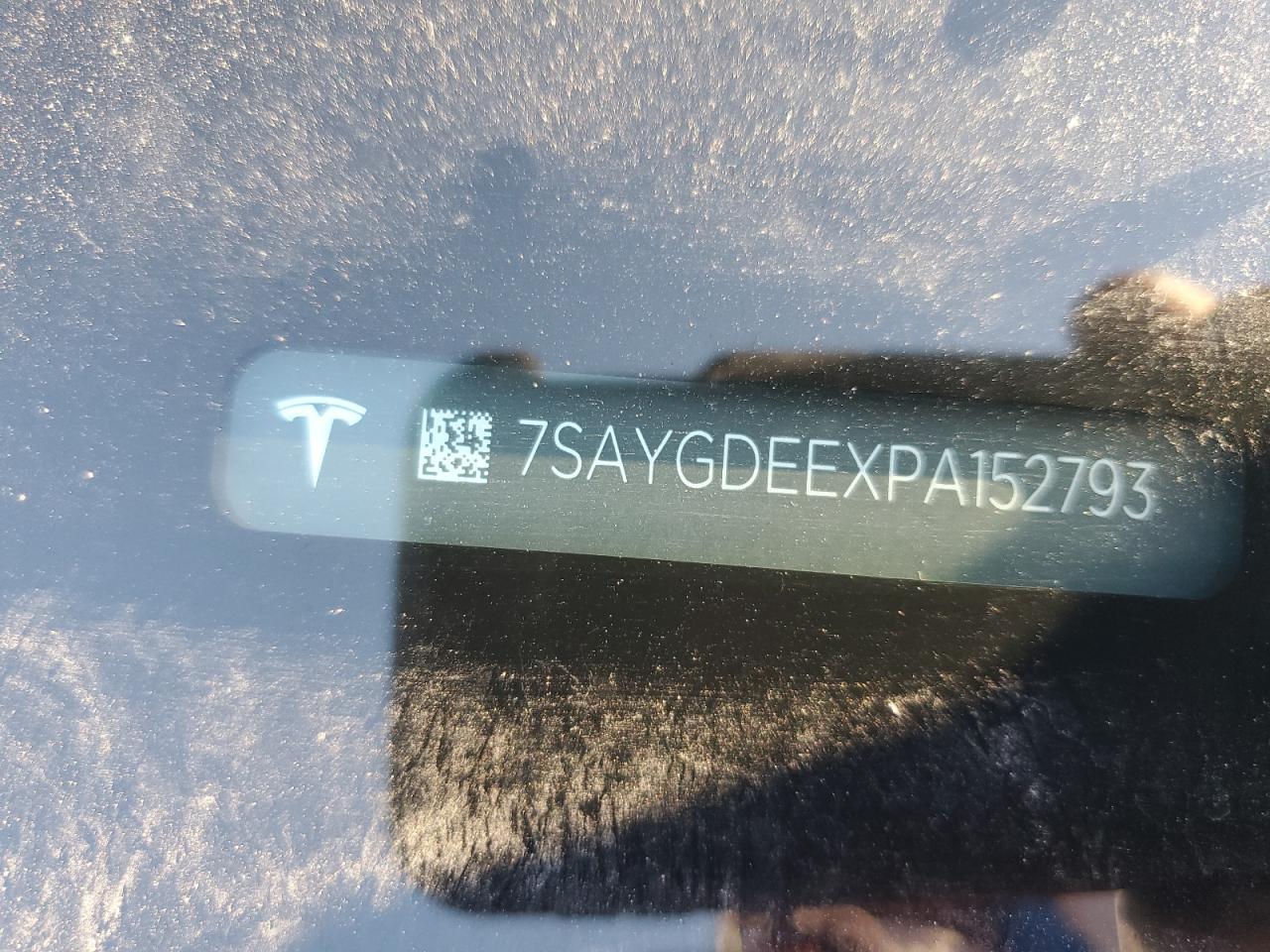 2023 TESLA MODEL Y VIN:7SAYGDEEXPA152793