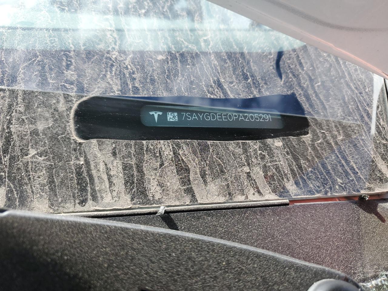 2023 TESLA MODEL Y VIN:7SAYGDEE0PA205291