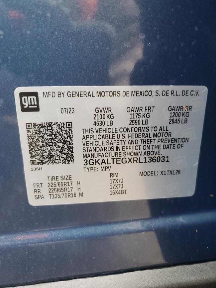 2024 GMC TERRAIN SLE VIN:3GKALTEGXRL136031