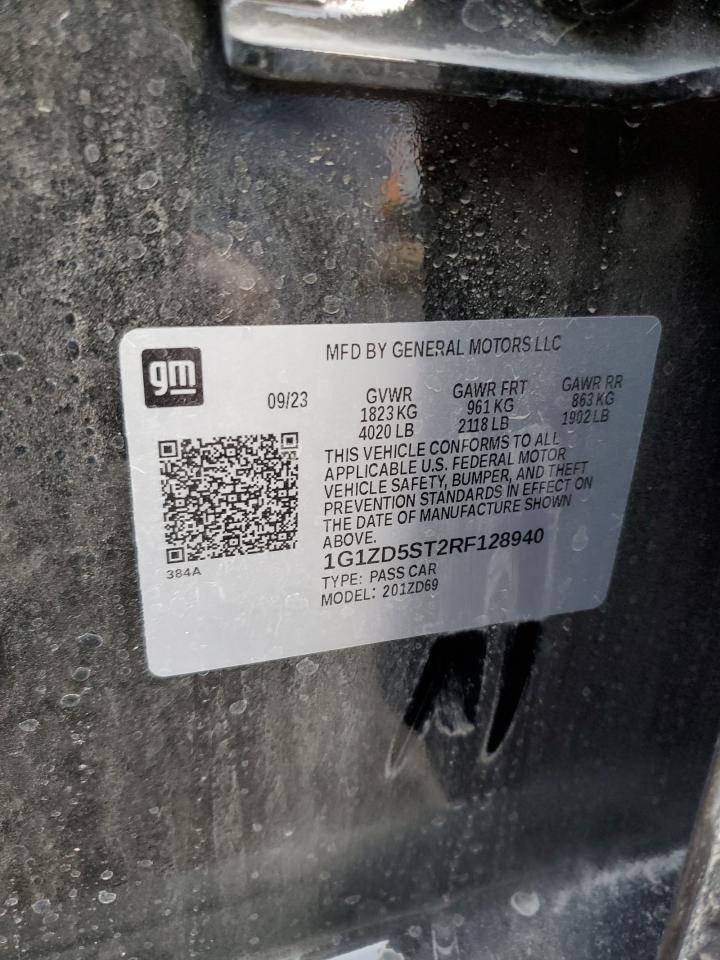 2024 CHEVROLET MALIBU LT VIN:1G1ZD5ST2RF128940