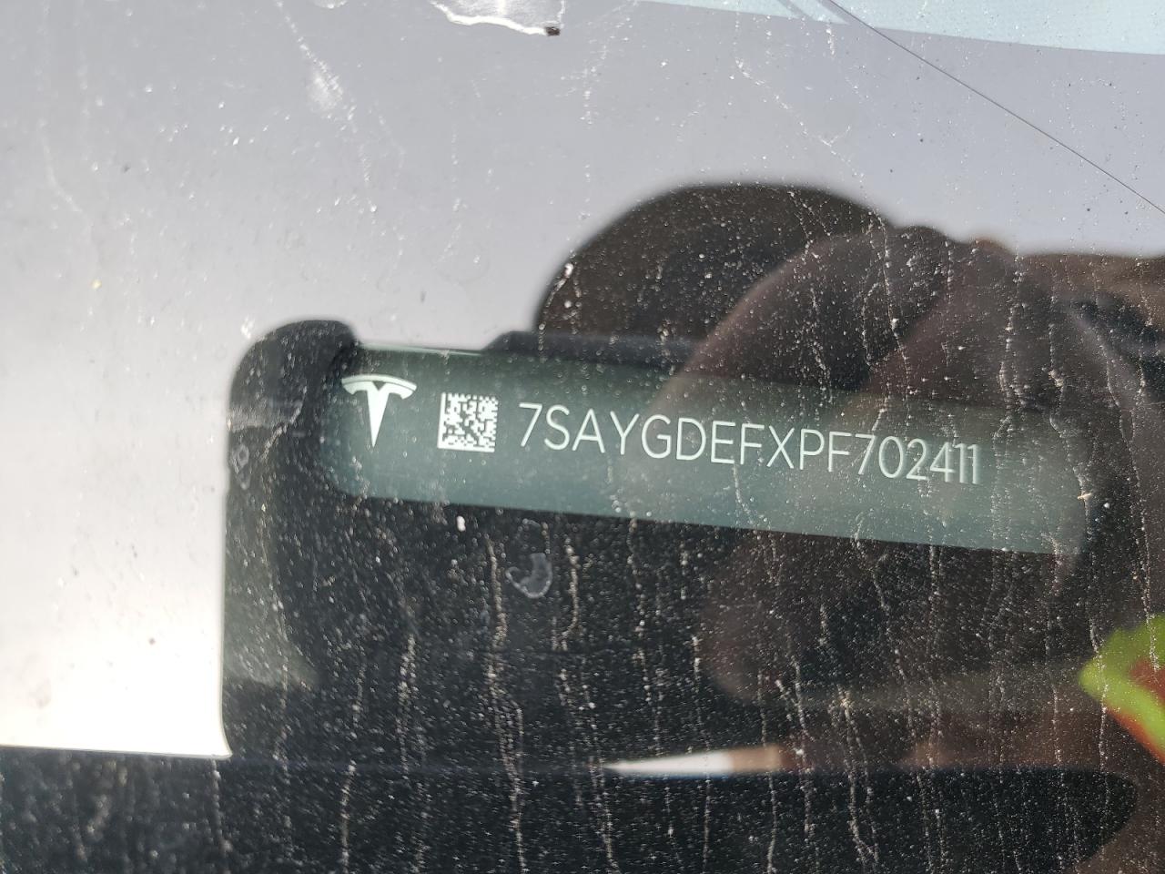 2023 TESLA MODEL Y VIN:7SAYGDEFXPF702411