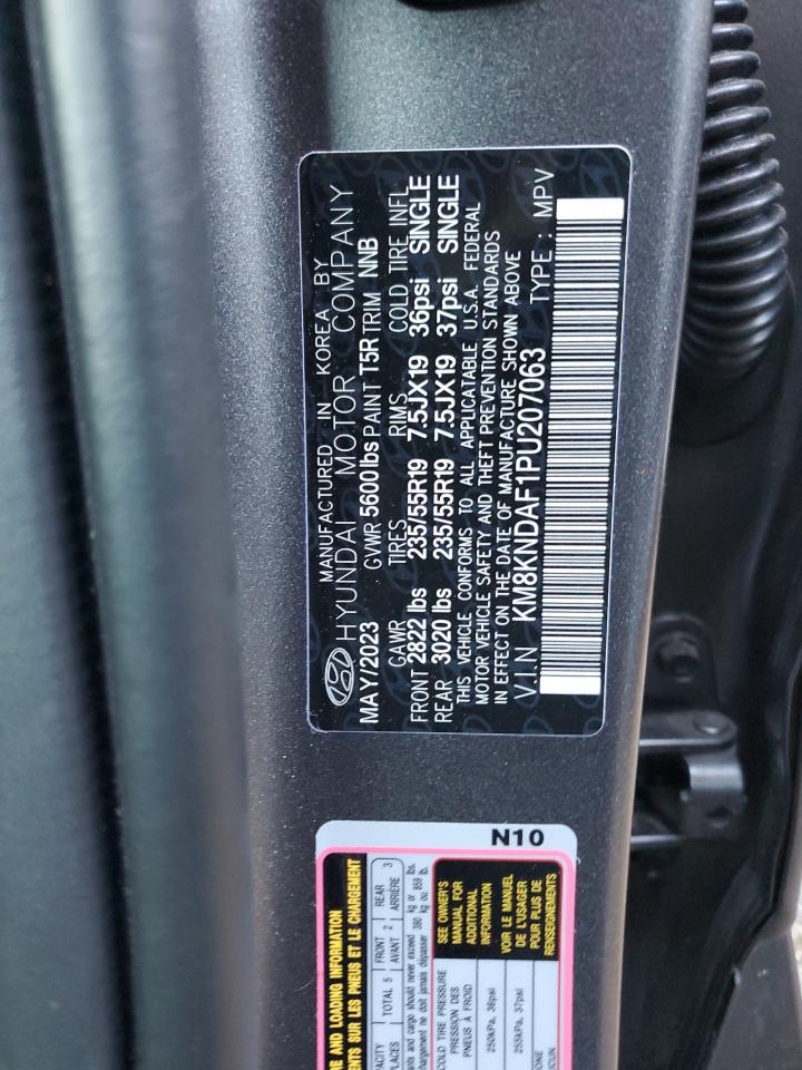 2023 HYUNDAI IONIQ 5 SEL VIN:KM8KNDAF1PU207063