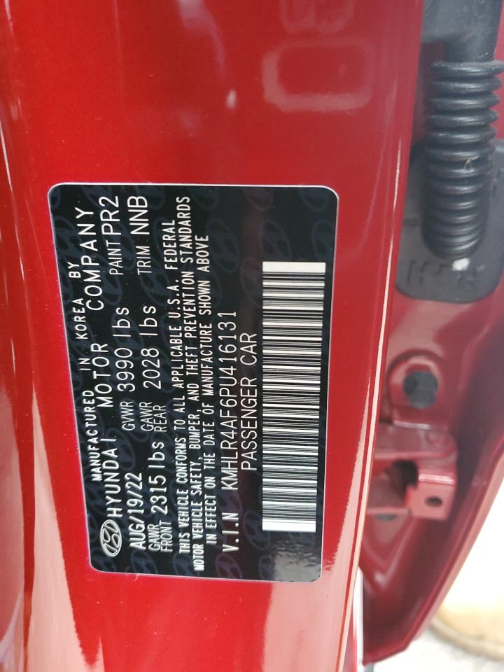 2023 HYUNDAI ELANTRA N LINE VIN:KMHLR4AF6PU416131
