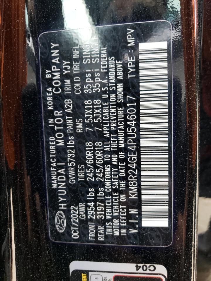 2023 HYUNDAI PALISADE SEL VIN:KM8R24GE4PU546017