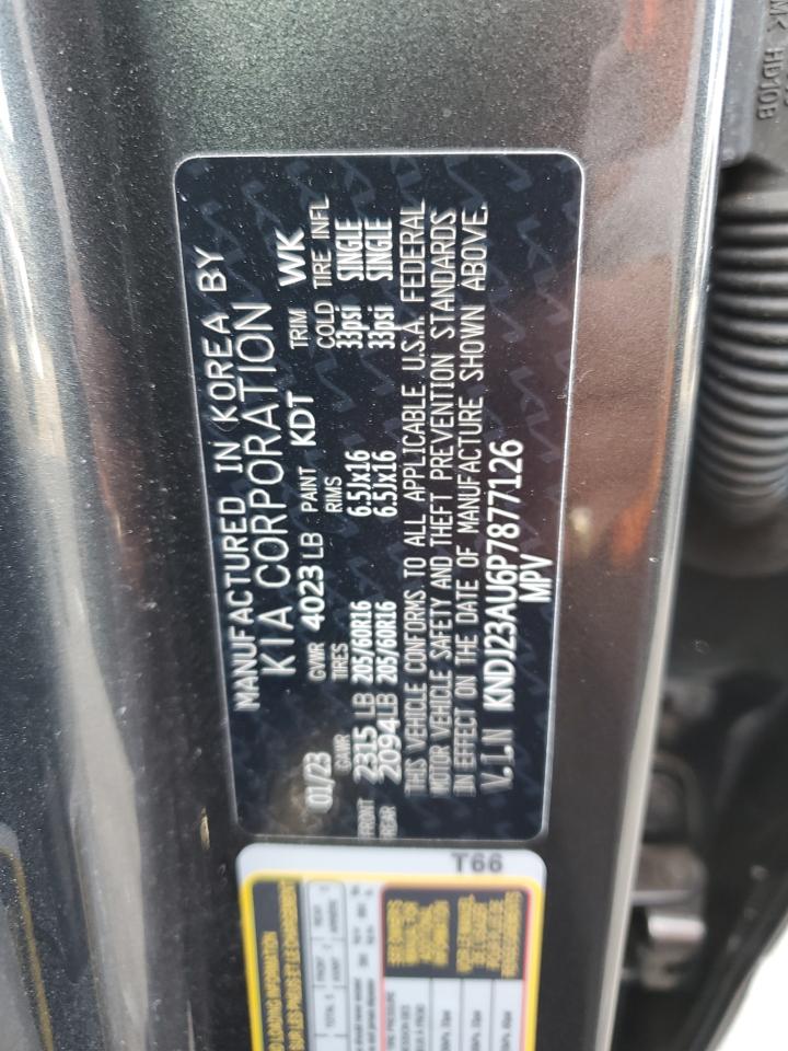 2023 KIA SOUL LX VIN:KNDJ23AU6P7877126
