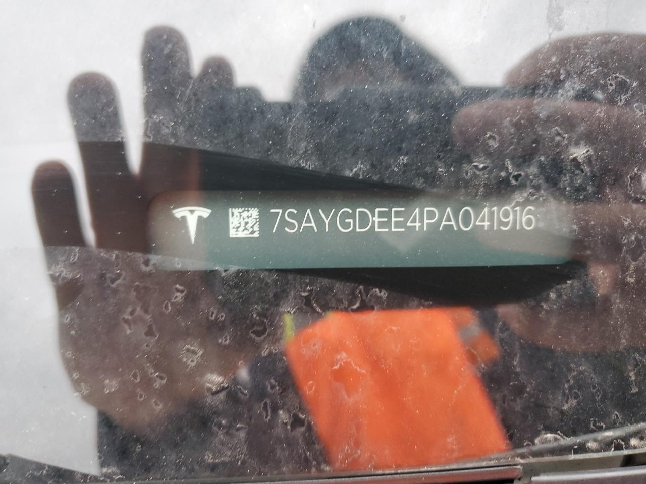 2023 TESLA MODEL Y VIN:7SAYGDEE4PA041916