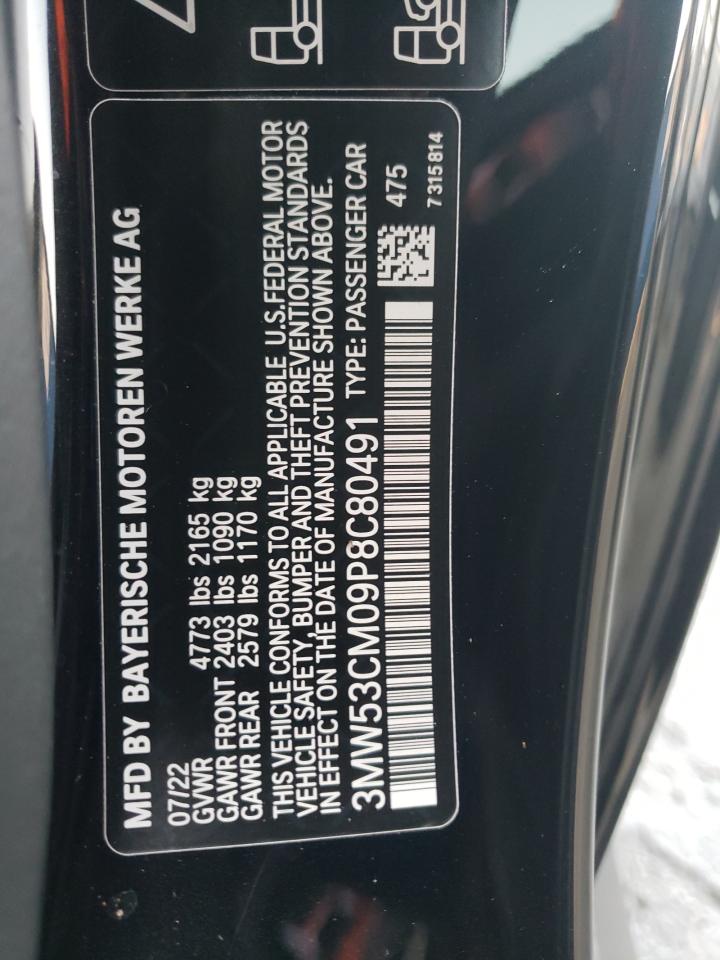 2023 BMW M240XI VIN:3MW53CM09P8C80491